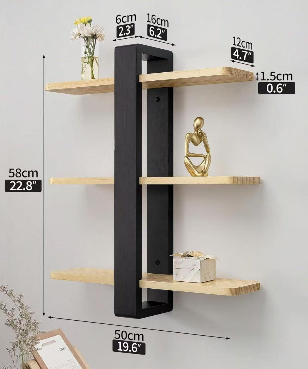 Talty Tiered Floating Shelf