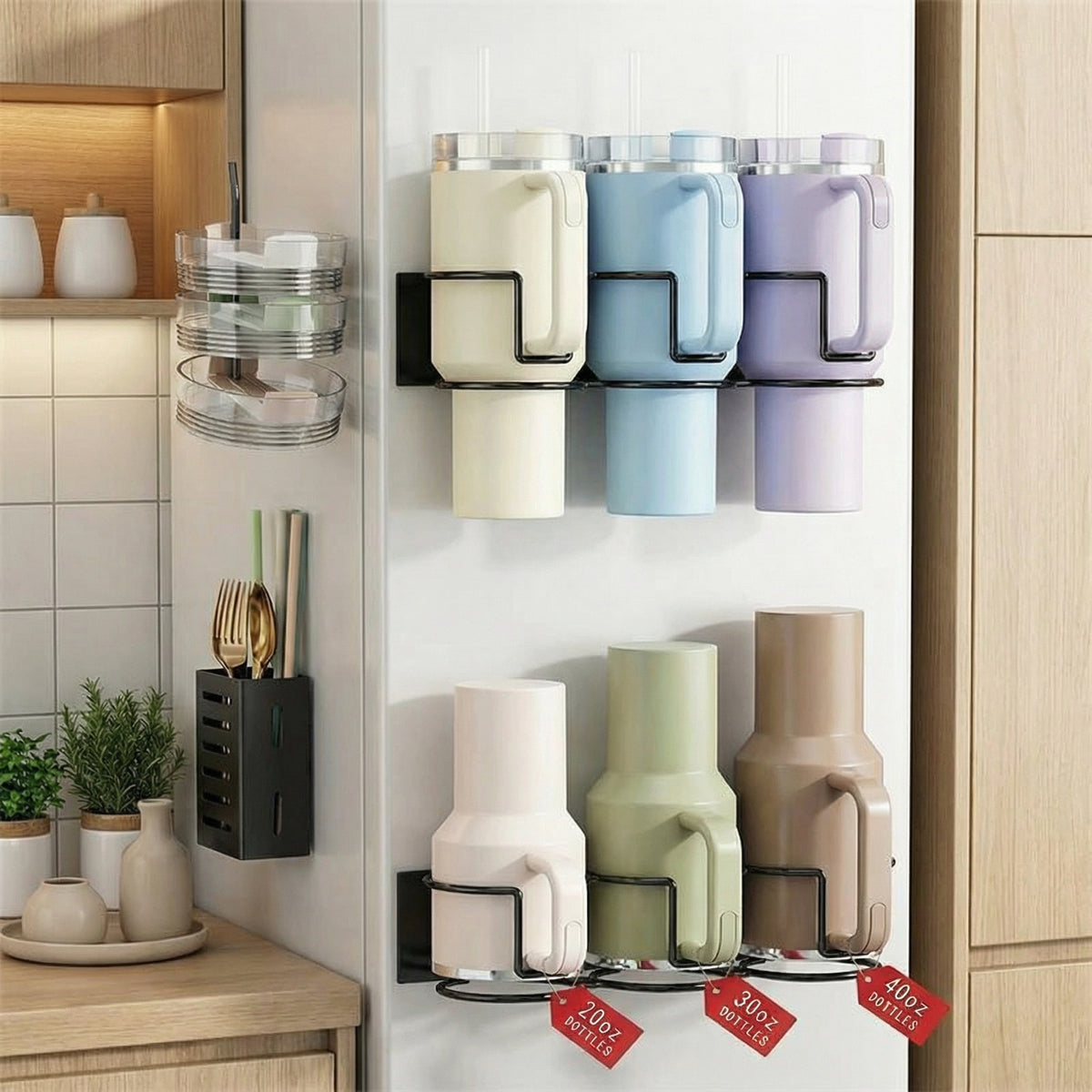 Selawik Cup Holder, wall storage for holds 6 cups